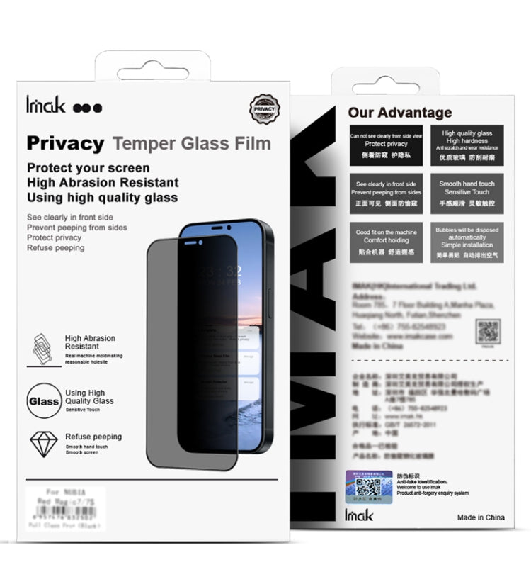 For Honor Magic6 Pro 5G imak 3D Curved HD Full Screen Anti-spy Tempered Glass Protective Film - Honor Tempered Glass by imak | Online Shopping South Africa | PMC Jewellery | Buy Now Pay Later Mobicred