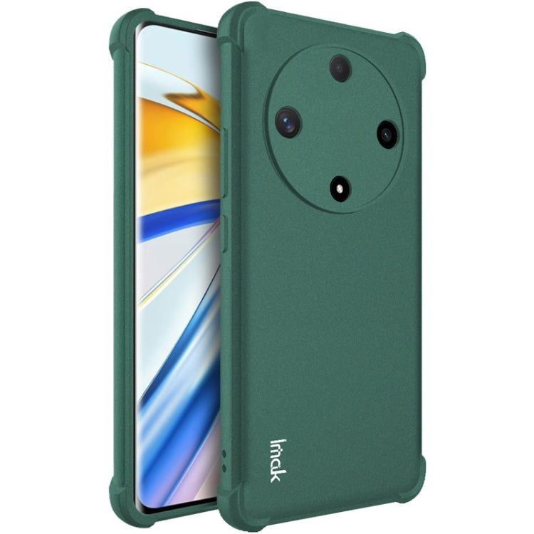 For Honor X9b 5G / Magic6 Lite 5G imak Shockproof Airbag TPU Phone Case(Matte Green) - Honor Cases by imak | Online Shopping South Africa | PMC Jewellery | Buy Now Pay Later Mobicred