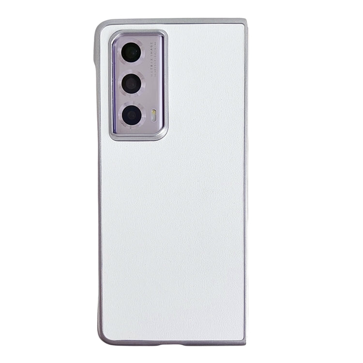 For Honor Magic Vs2 Morandi Pearlescent Paint Shockproof Phone Case(White) - Honor Cases by PMC TechLife | Online Shopping South Africa | PMC TechLife