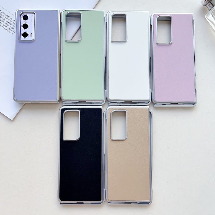 For Honor Magic Vs2 Morandi Pearlescent Paint Shockproof Phone Case(White) - Honor Cases by PMC TechLife | Online Shopping South Africa | PMC TechLife