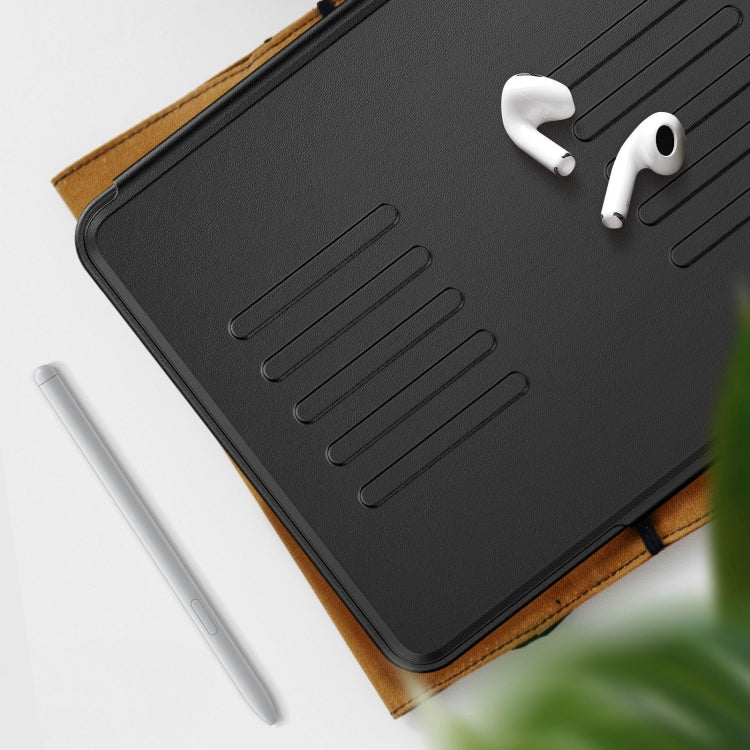 For iPad Air 11 2025 / 2024 Notebook Magnetic Leather Tablet Case(Black) - iPad Air 11 2025 / 2024 Cases by PMC TechLife | Online Shopping South Africa | PMC TechLife | Buy Now Pay Later Mobicred