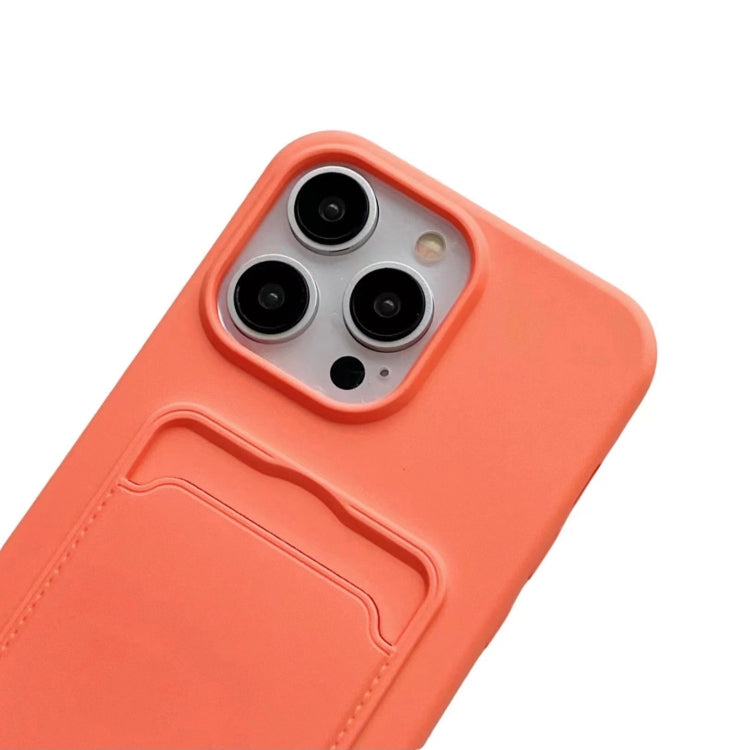 For iPhone 16 Card Slot Liquid Silicone Phone Case with Lanyard(Wine Red) - iPhone 16 Cases by PMC TechLife | Online Shopping South Africa | PMC TechLife | Buy Now Pay Later Mobicred