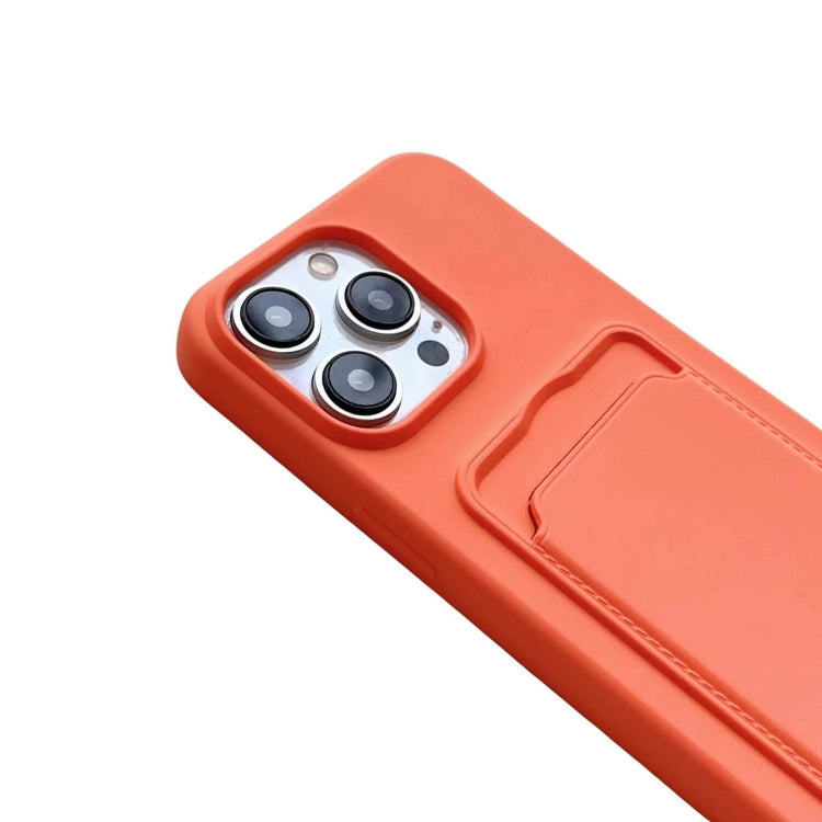 For iPhone 16 Card Slot Liquid Silicone Phone Case with Lanyard(Dark Blue) - iPhone 16 Cases by PMC TechLife | Online Shopping South Africa | PMC TechLife | Buy Now Pay Later Mobicred