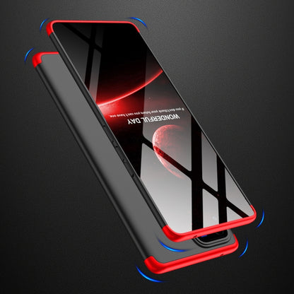 For vivo V30 /V30 Pro 5G GKK Three Stage Splicing Full Coverage PC Phone Case(Black Red) - vivo Cases by GKK | Online Shopping South Africa | PMC Jewellery | Buy Now Pay Later Mobicred