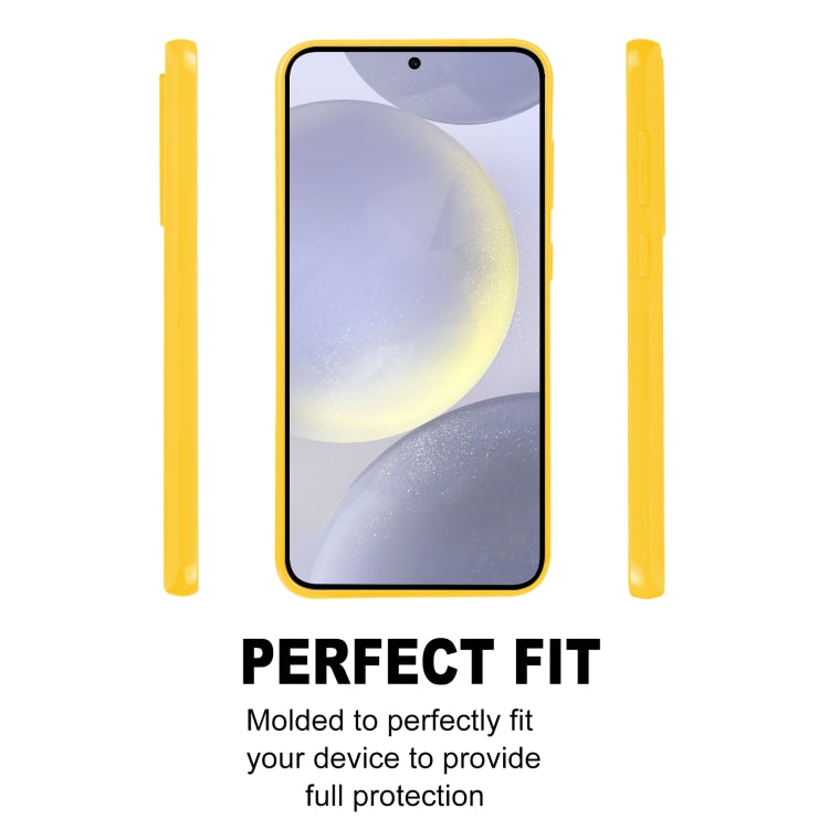 For Samsung Galaxy S24+ 5G GOOSPERY PEARL JELLY Shockproof TPU Phone Case(Yellow) - Galaxy S24+ 5G Cases by GOOSPERY | Online Shopping South Africa | PMC Jewellery | Buy Now Pay Later Mobicred