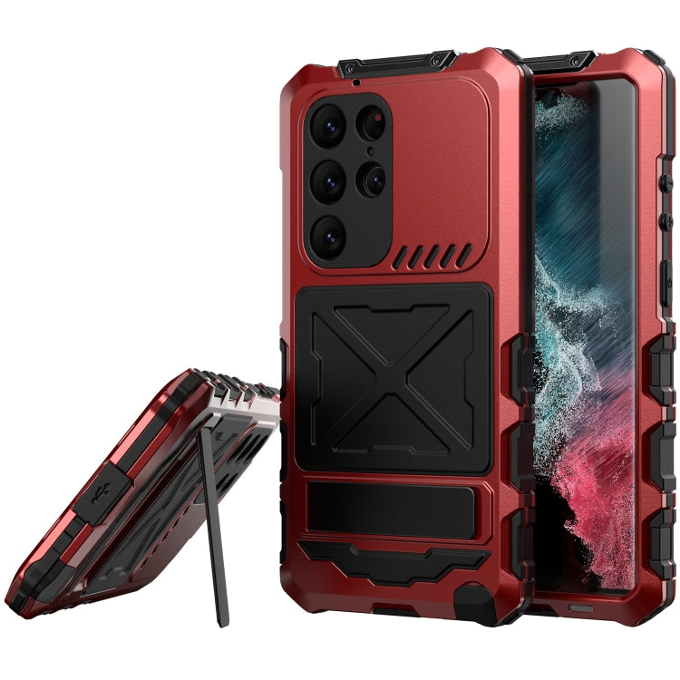 For Samsung Galaxy S24 Ultra 5G R-JUST Life Waterproof Dustproof Shockproof Phone Case(Red) - Galaxy S24 Ultra 5G Cases by R-JUST | Online Shopping South Africa | PMC Jewellery