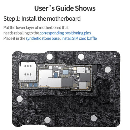 Qianli Magnetic Middle Layer BGA Reballing Platform For iPhone 15 Series - BGA Stencils by QIANLI | Online Shopping South Africa | PMC Jewellery