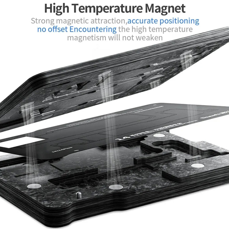Qianli Magnetic Middle Layer BGA Reballing Platform For iPhone 14 Series - BGA Stencils by QIANLI | Online Shopping South Africa | PMC TechLife | Buy Now Pay Later Mobicred