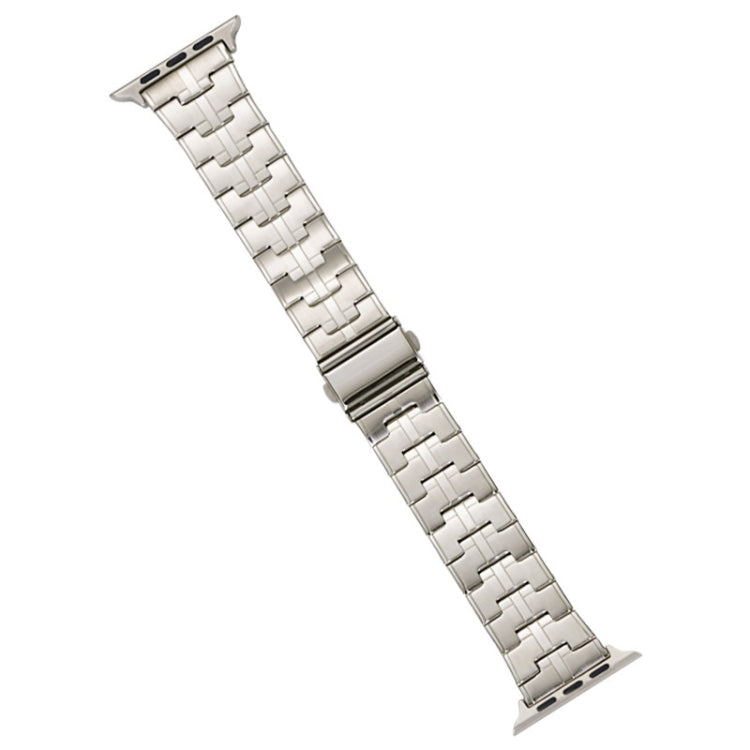 For Apple Watch Series 3 38mm Stainless Steel Watch Band(Starlight) - free shipping - PMC TechLife - Order now!