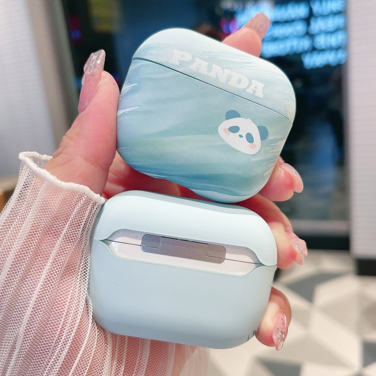 For AirPods 3 Panda PC Matte Earphone Protective Case - For AirPods 3 by PMC Jewellery | Online Shopping South Africa | PMC Jewellery | Buy Now Pay Later Mobicred