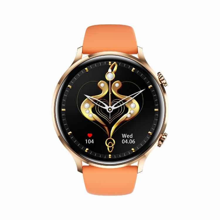 QS40 1.39 inch BT5.2 Smart Sport Watch, Support Bluetooth Call / Sleep / Blood Oxygen / Temperature / Heart Rate / Blood Pressure Health Monitor(Orange) - Smart Watches by PMC Jewellery | Online Shopping South Africa | PMC Jewellery