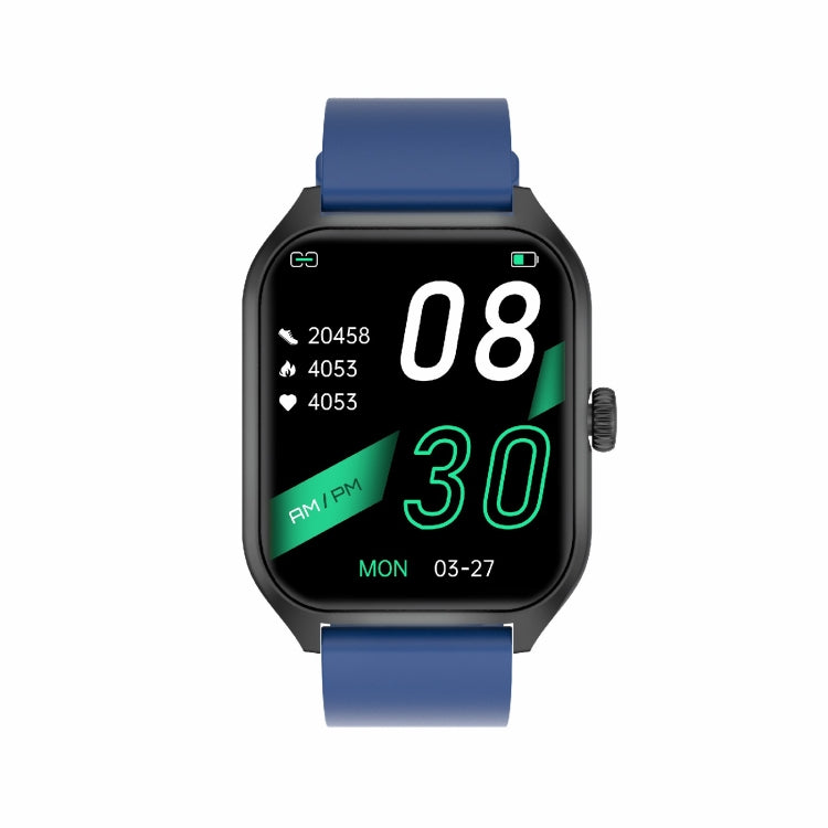 Qx5 1.96 inch BT5.2 Smart Sport Watch, Support Bluetooth Call / Sleep / Blood Oxygen / Temperature / Heart Rate / Blood Pressure Health Monitor(Blue) - Smart Watches by PMC Jewellery | Online Shopping South Africa | PMC Jewellery