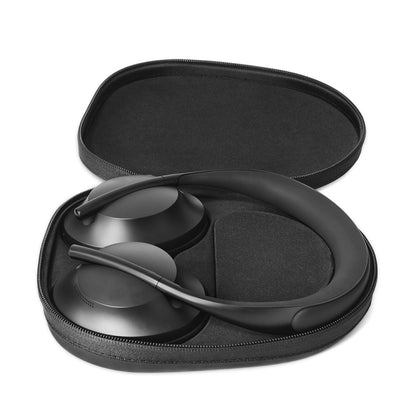 For Bose NC700 Bluetooth Headset Classic PU Storage Bag Protective Case(Black) - Other Accessories by PMC Jewellery | Online Shopping South Africa | PMC Jewellery | Buy Now Pay Later Mobicred