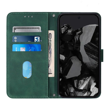 For Google Pixel 9 Pro Crossbody 3D Embossed Flip Leather Phone Case(Dark Green) - Google Cases by PMC Jewellery | Online Shopping South Africa | PMC Jewellery | Buy Now Pay Later Mobicred