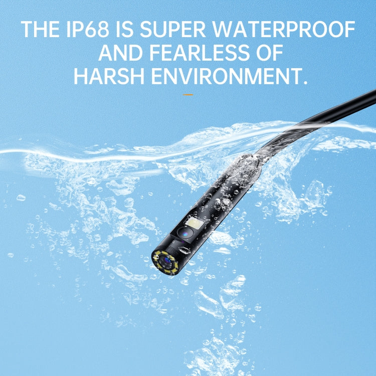 AN112 8mm Double Lenses HD Industry Endoscope Type-C + Micro USB + 8 Pin Connection, Length:1m Soft Tube - free shipping - PMC TechLife - Order now!