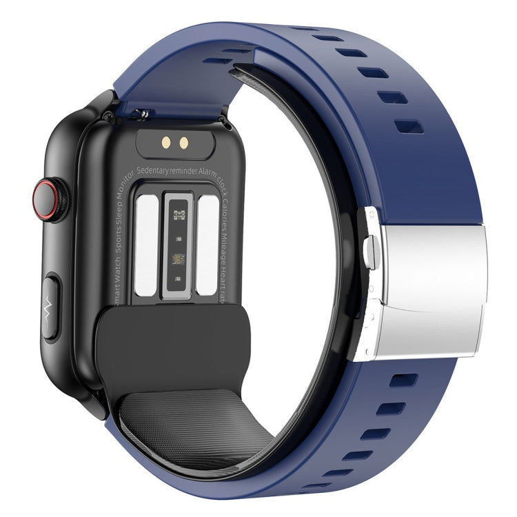 TK63 1.91 Inch Color Screen Air Pump Smart Watch, Supports Blood Pressure Monitoring / ECG(Blue) - Smart Watches by PMC TechLife | Online Shopping South Africa | PMC TechLife