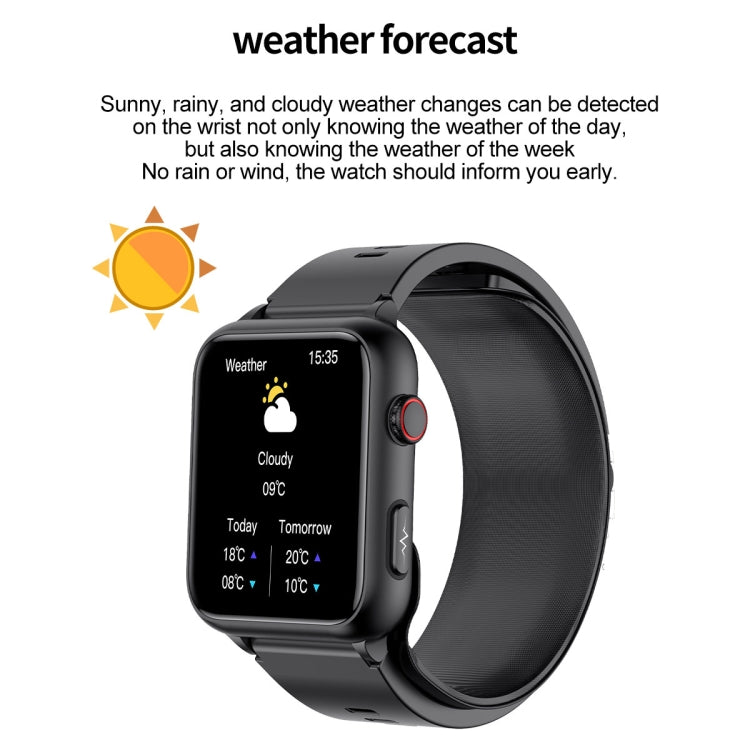 TK63 1.91 Inch Color Screen Air Pump Smart Watch, Supports Blood Pressure Monitoring / ECG(Blue) - Smart Watches by PMC TechLife | Online Shopping South Africa | PMC TechLife