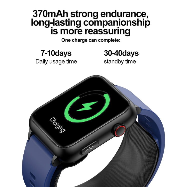 TK63 1.91 Inch Color Screen Air Pump Smart Watch, Supports Blood Pressure Monitoring / ECG(Blue) - Smart Watches by PMC TechLife | Online Shopping South Africa | PMC TechLife