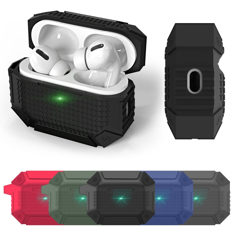 For AirPods 3 Wireless Earphones Shockproof Armor Protective Case(Grey) - For AirPods 3 by PMC Jewellery | Online Shopping South Africa | PMC Jewellery | Buy Now Pay Later Mobicred