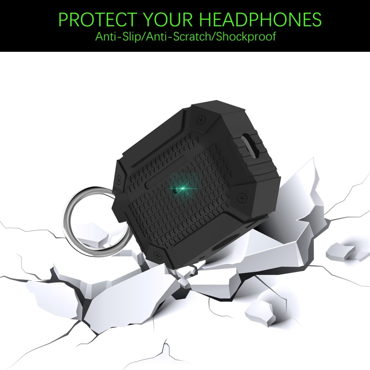 For AirPods 3 Wireless Earphones Shockproof Armor Protective Case(Grey) - For AirPods 3 by PMC Jewellery | Online Shopping South Africa | PMC Jewellery | Buy Now Pay Later Mobicred