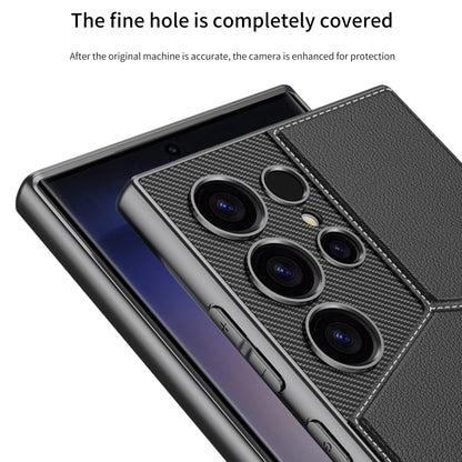 For Samsung Galaxy S23 Ultra 5G GKK Rotor Bracket Recessed Card Bag Full Coverage Phone Case(Grey) - Galaxy S23 Ultra 5G Cases by GKK | Online Shopping South Africa | PMC Jewellery | Buy Now Pay Later Mobicred