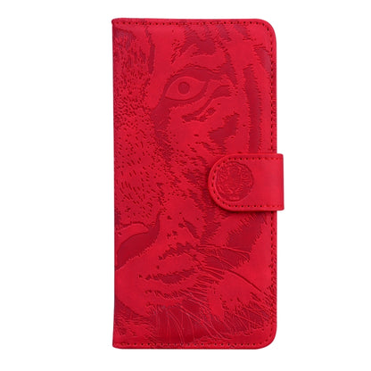 For Google Pixel 9 Tiger Embossing Pattern Flip Leather Phone Case(Red) - Google Cases by PMC Jewellery | Online Shopping South Africa | PMC Jewellery | Buy Now Pay Later Mobicred