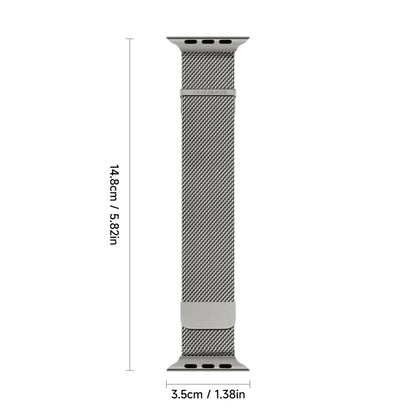 For Apple Watch SE 2023 40mm DUX DUCIS Milanese Pro Series Stainless Steel Watch Band(Graphite) - Watch Bands by DUX DUCIS | Online Shopping South Africa | PMC Jewellery