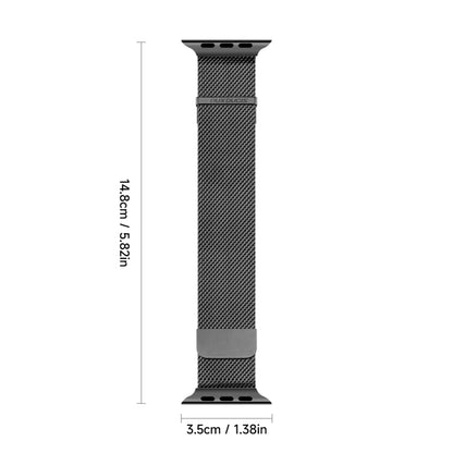 For Apple Watch Ultra 49mm DUX DUCIS Milanese Pro Series Stainless Steel Watch Band(Black) - Watch Bands by DUX DUCIS | Online Shopping South Africa | PMC Jewellery