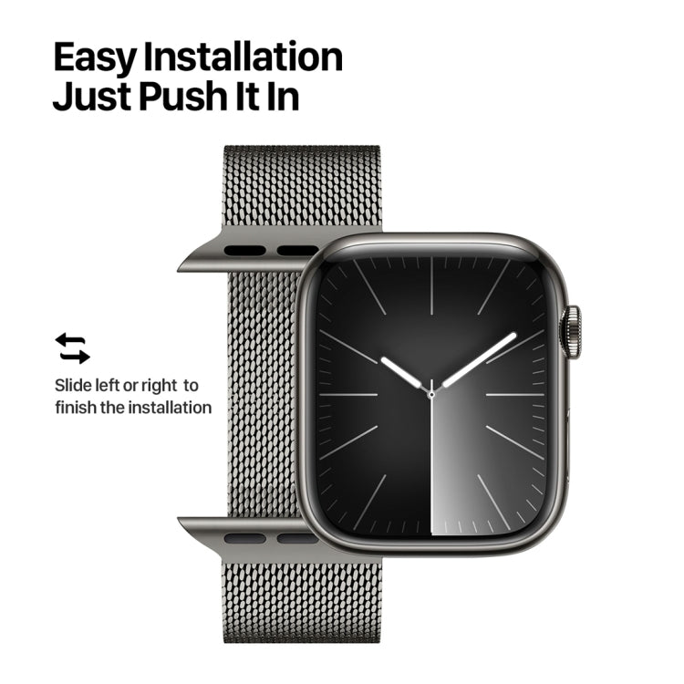 For Apple Watch Ultra 49mm DUX DUCIS Milanese Pro Series Stainless Steel Watch Band(Graphite) - Watch Bands by DUX DUCIS | Online Shopping South Africa | PMC Jewellery