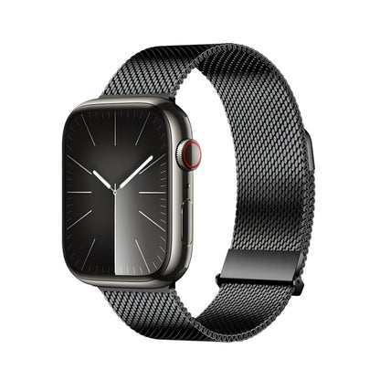 For Apple Watch SE 40mm DUX DUCIS Milanese Pro Series Stainless Steel Watch Band(Black) - Watch Bands by DUX DUCIS | Online Shopping South Africa | PMC Jewellery