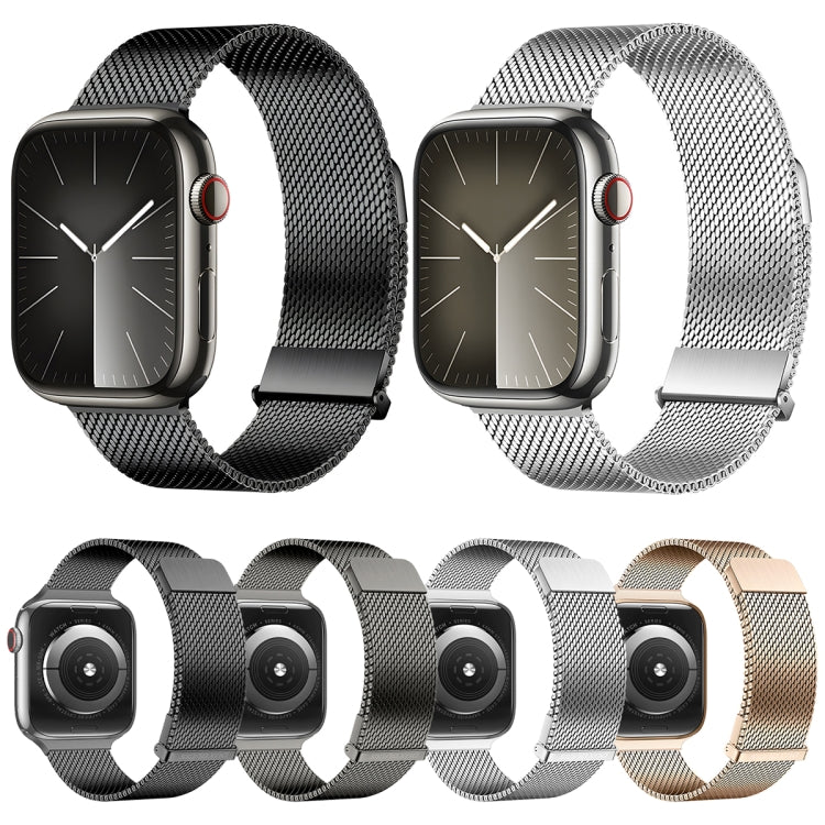 For Apple Watch SE 40mm DUX DUCIS Milanese Pro Series Stainless Steel Watch Band(Silver) - Watch Bands by DUX DUCIS | Online Shopping South Africa | PMC Jewellery