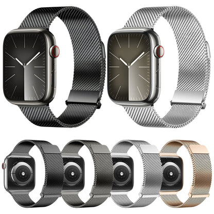 For Apple Watch 38mm DUX DUCIS Milanese Pro Series Stainless Steel Watch Band(Silver) - Watch Bands by DUX DUCIS | Online Shopping South Africa | PMC Jewellery