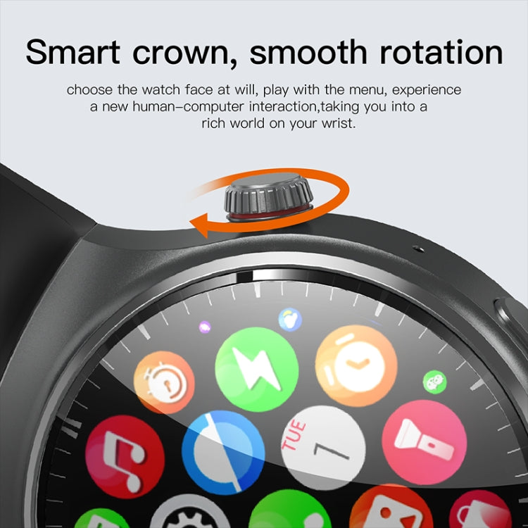 LEMFO DM80 1.43 inch AMOLED Round Screen Smart Watch Android 8.1, Specification:2GB+16GB(Red) - Android Watch by LEMFO | Online Shopping South Africa | PMC Jewellery