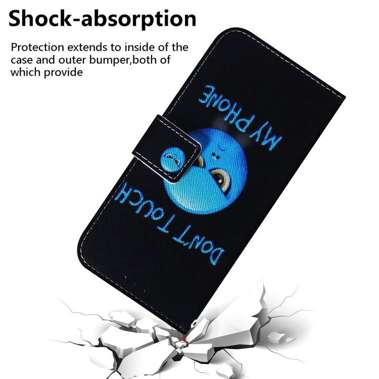 For Google Pixel 9 Pro Coloured Drawing Flip Leather Phone Case(Anger) - Google Cases by PMC TechLife | Online Shopping South Africa | PMC TechLife | Buy Now Pay Later Mobicred