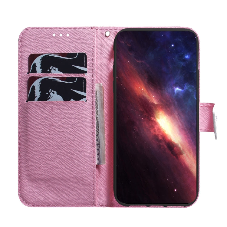For Google Pixel 9 Pro Coloured Drawing Flip Leather Phone Case(Magnolia) - Google Cases by PMC TechLife | Online Shopping South Africa | PMC TechLife | Buy Now Pay Later Mobicred