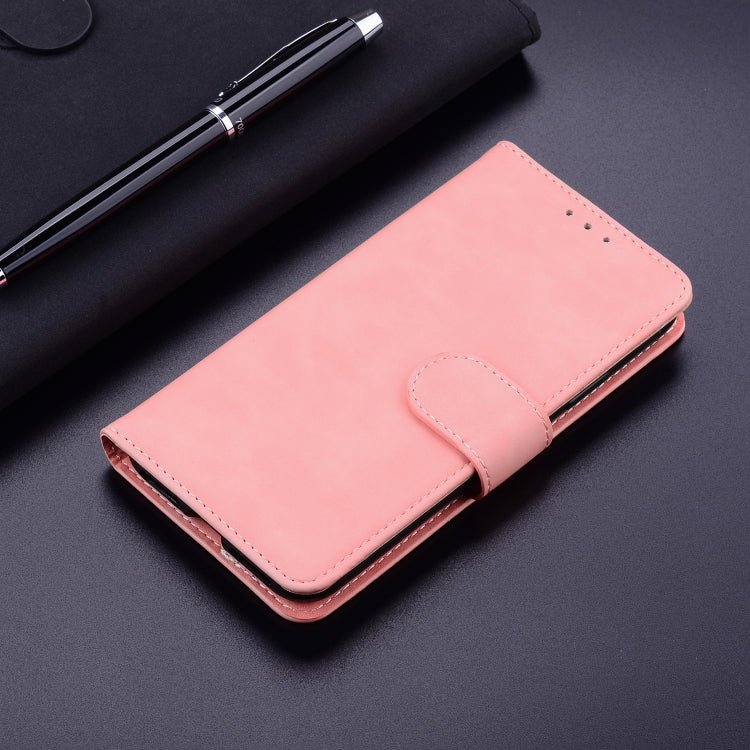 For Google Pixel 9 Skin Feel Pure Color Flip Leather Phone Case(Pink) - Google Cases by PMC Jewellery | Online Shopping South Africa | PMC Jewellery | Buy Now Pay Later Mobicred