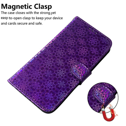 For Google Pixel 9 Colorful Magnetic Buckle Leather Phone Case(Purple) - Google Cases by PMC Jewellery | Online Shopping South Africa | PMC Jewellery | Buy Now Pay Later Mobicred