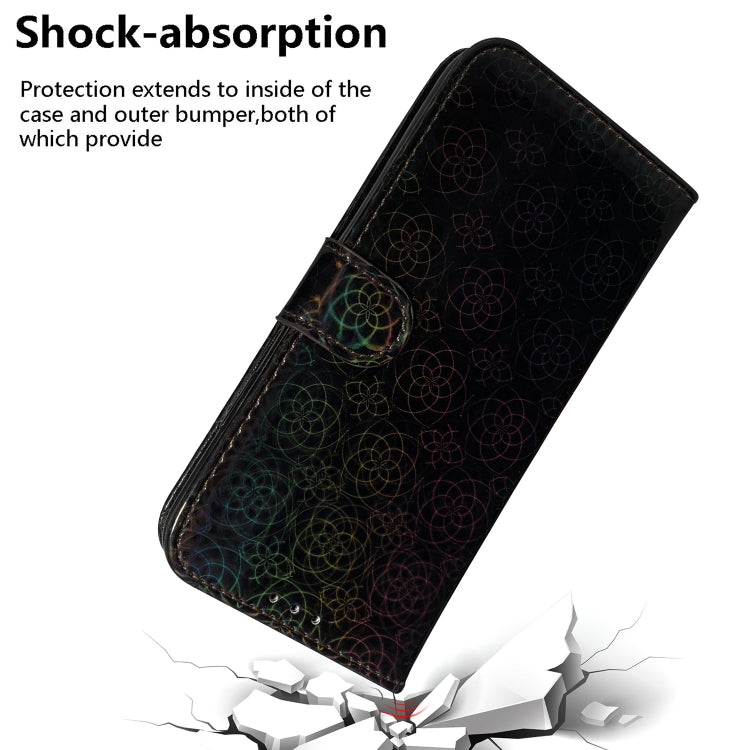 For Google Pixel 9 Colorful Magnetic Buckle Leather Phone Case(Black) - Google Cases by PMC Jewellery | Online Shopping South Africa | PMC Jewellery | Buy Now Pay Later Mobicred