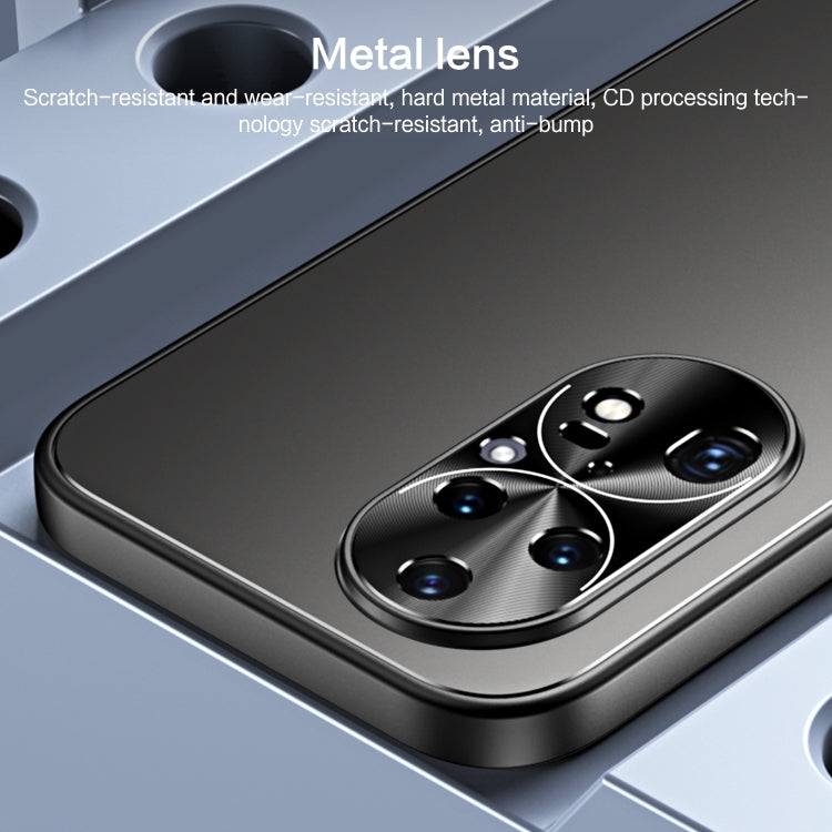 For Huawei P50 Pro R-JUST RJ-61 Electroplating Frosted TPU + PC Phone Case(Grey) - free shipping - PMC TechLife - Order now!