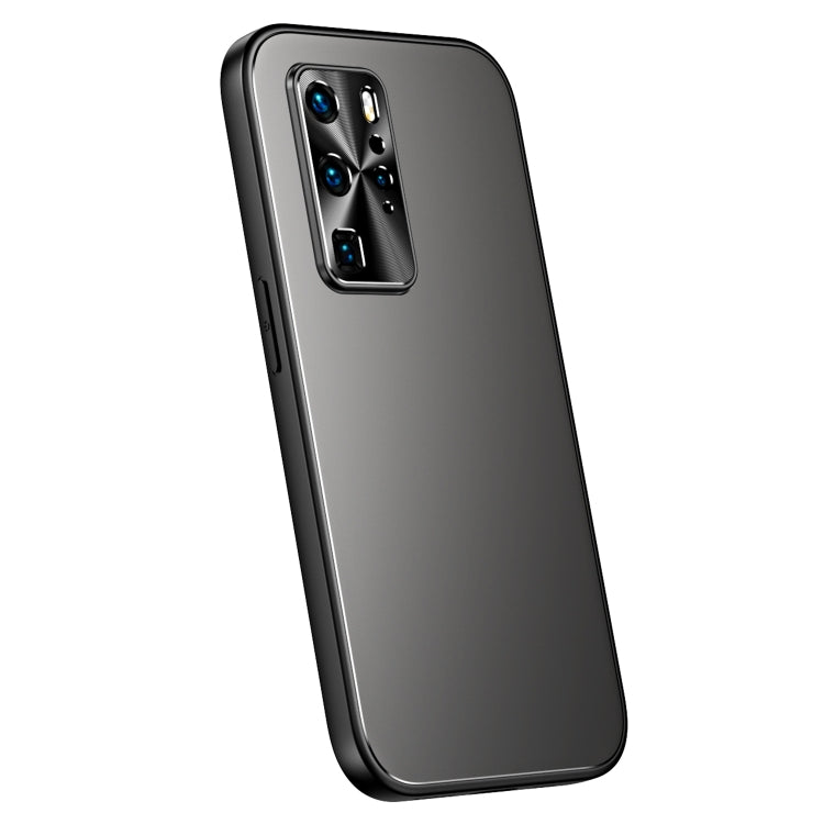 For Huawei P40 Pro R-JUST RJ-61 Electroplating Frosted TPU + PC Phone Case(Grey) - Huawei Cases by R-JUST | Online Shopping South Africa | PMC Jewellery