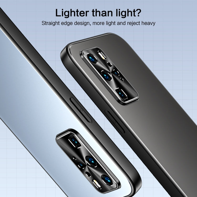 For Huawei P40 Pro R-JUST RJ-61 Electroplating Frosted TPU + PC Phone Case(Grey) - Huawei Cases by R-JUST | Online Shopping South Africa | PMC TechLife