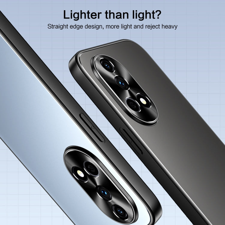 For Huawei nova 12 Pro R-JUST RJ-61 Electroplating Frosted TPU + PC Phone Case(Grey) - Huawei Cases by R-JUST | Online Shopping South Africa | PMC TechLife | Buy Now Pay Later Mobicred