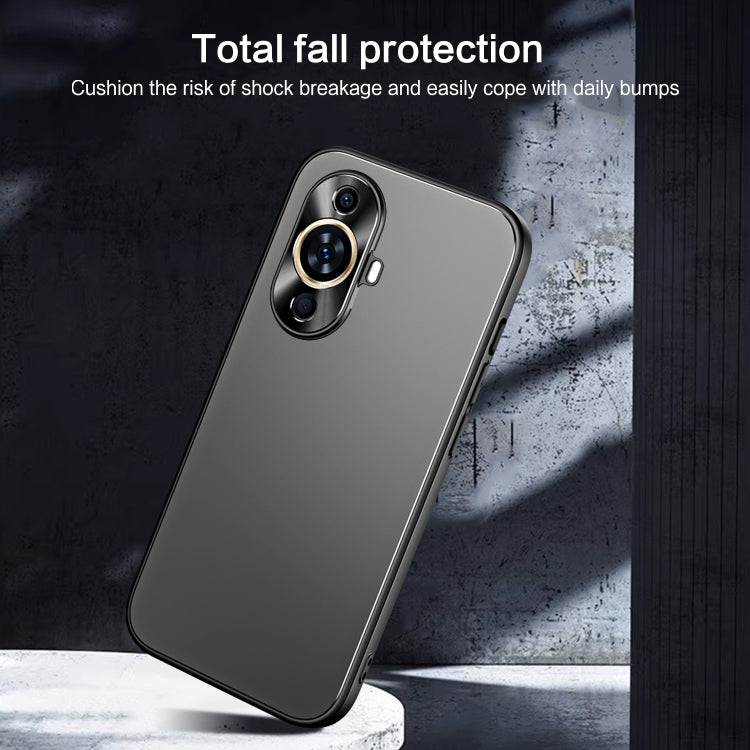 For Huawei nova 11 Pro R-JUST RJ-61 Electroplating Frosted TPU + PC Phone Case(Blue) - Huawei Cases by R-JUST | Online Shopping South Africa | PMC TechLife