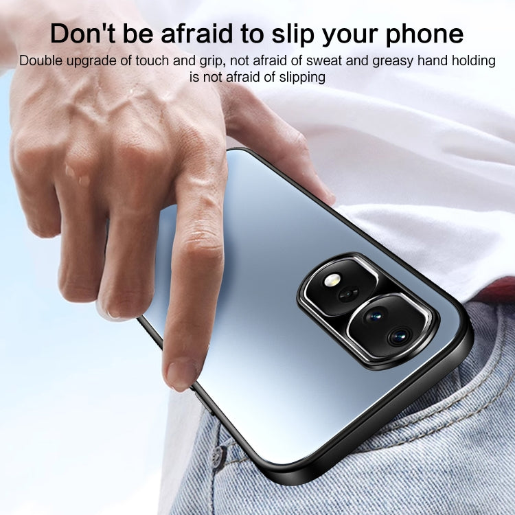For Honor 80 R-JUST RJ-61 Electroplating Frosted TPU + PC Phone Case with Holder(Silver) - Honor Cases by R-JUST | Online Shopping South Africa | PMC TechLife