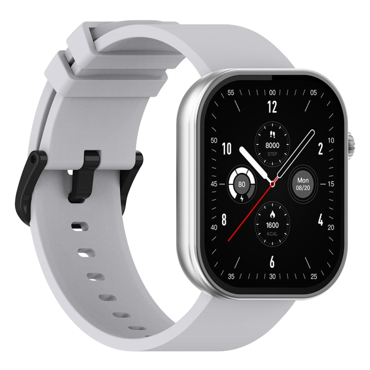 Zeblaze Btalk Plus 2.03 inch Screen Voice Calling Smart Watch, Support Heart Rate / Blood Pressure / Blood Oxygen(Silver) - Smart Watches by Zeblaze | Online Shopping South Africa | PMC TechLife | Buy Now Pay Later Mobicred