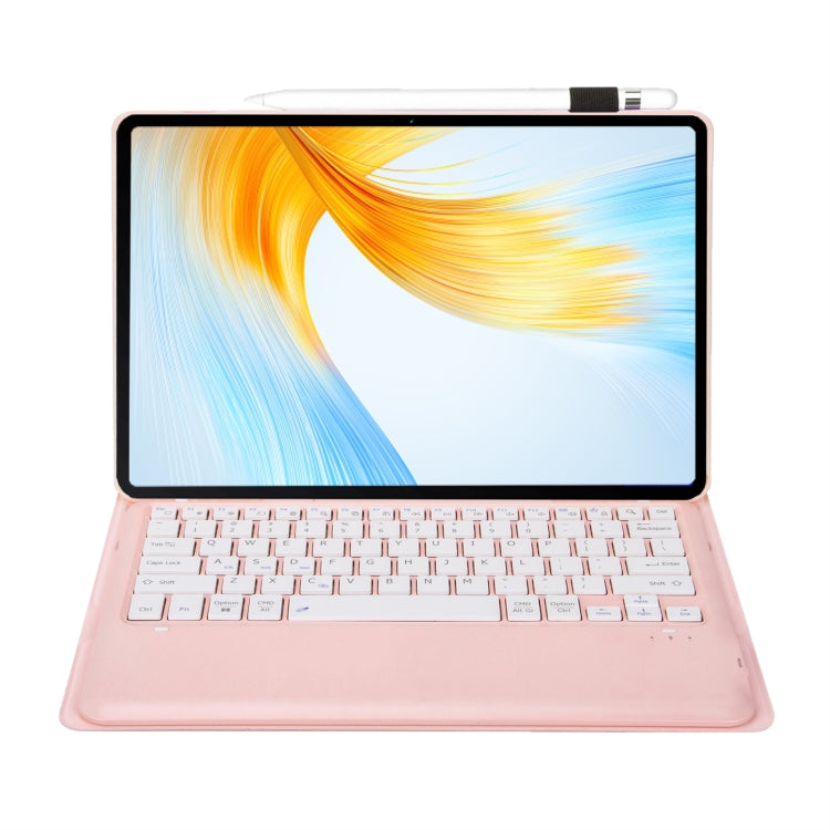 For Huawei MatePad Pro 13.2 inch 2025 AH18 Detachable Bluetooth Keyboard Leather Tablet Case(Pink) - Huawei Keyboard by PMC TechLife | Online Shopping South Africa | PMC TechLife | Buy Now Pay Later Mobicred