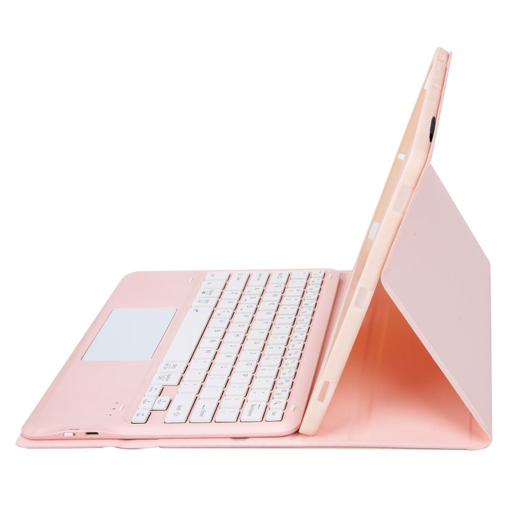 For Huawei MatePad Pro 13.2 inch AH18-A Detachable Bluetooth Keyboard Leather Tablet Case with Touch(Pink) - Huawei Keyboard by PMC TechLife | Online Shopping South Africa | PMC TechLife