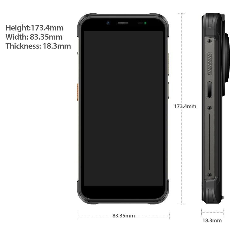 Ulefone Power Armor 16S Rugged Phone, 8GB+128GB, 9600mAh Battery, Side Fingerprint, 5.93 inch Android 13 Unisoc T616 Octa Core up to 2.0GHz, Network: 4G, NFC, OTG(Black) - Ulefone by Ulefone | Online Shopping South Africa | PMC Jewellery | Buy Now Pay Later Mobicred