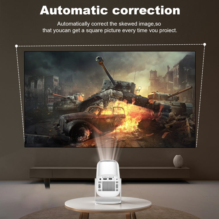 GXMO P30 Android 11 OS HD Portable WiFi Projector, Plug Type:US Plug(White) - Mini Projector by GXMO | Online Shopping South Africa | PMC Jewellery | Buy Now Pay Later Mobicred