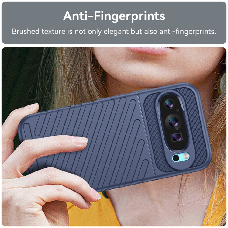 For Google Pixel 9 Thunderbolt Shockproof TPU Phone Case(Blue) - Google Cases by PMC TechLife | Online Shopping South Africa | PMC TechLife | Buy Now Pay Later Mobicred